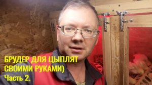 БРУДЕР ДЛЯ ЦЫПЛЯТ СВОИМИ РУКАМИ) Часть 2.