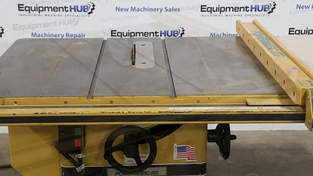 Powermatic 72A 12" / 14" Tilting Arbor Table Saw with Accu-Fence смотреть онлайн