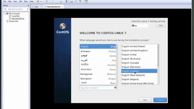 Install Centos 7 On VMware Workstation 12 смотреть онлайн