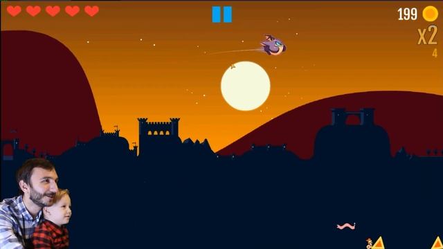 Пытаемся приручить дракона в игре Drag'n'Boom что бы победить миньонов в доспехах Gameplay смотреть онлайн