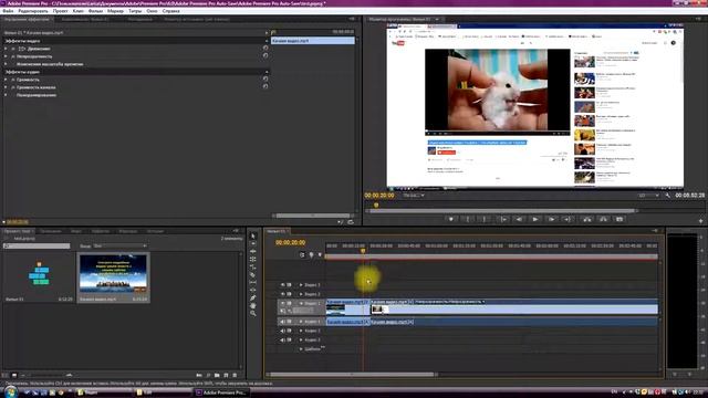 Монтаж видео в Premiere Pro//Настройки создания проекта и экспорта смотреть онлайн