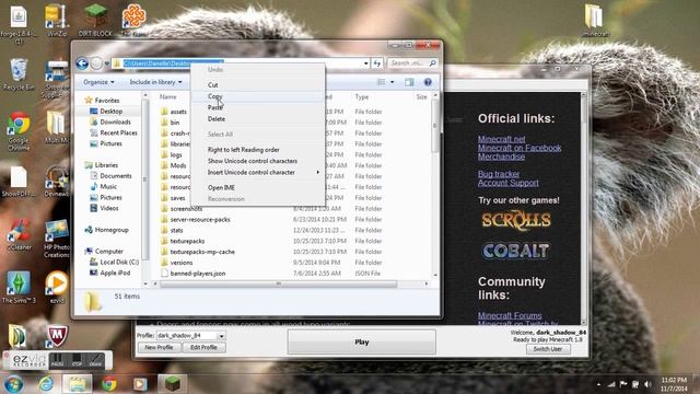 How to change where your .minecraft folder is смотреть онлайн