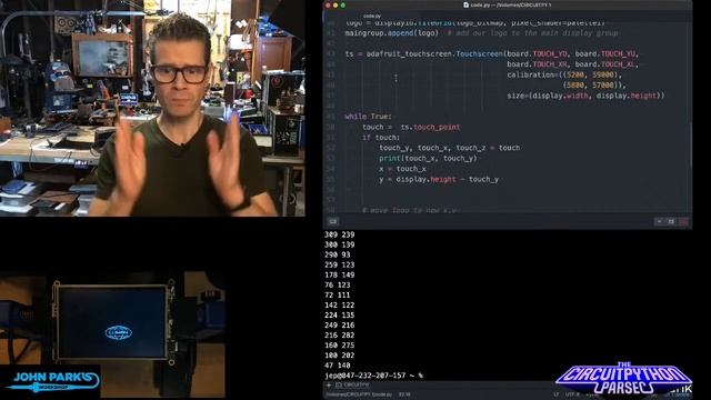 John Park's CircuitPython Parsec: Touchscreen @adafruit @johnedgarpark #adafruit #circuitpython смотреть онлайн