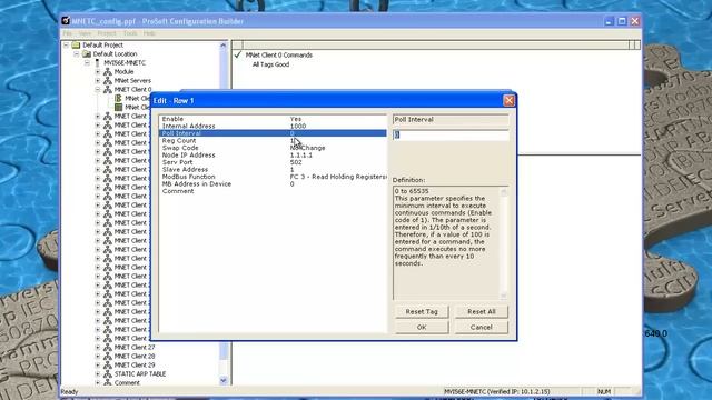 Set Up: Modbus TCP/IP Multi Client/Server Enhanced Network Interface Module For ControlLogix