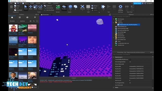 Roblox Studio For Beginners | How To Change Skyboxes In Roblox Studio смотреть онлайн