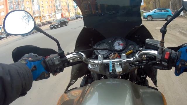 Ветровик на мотоцикл Yamaha TDM 850. Преимущества высокого обтекателя. смотреть онлайн
