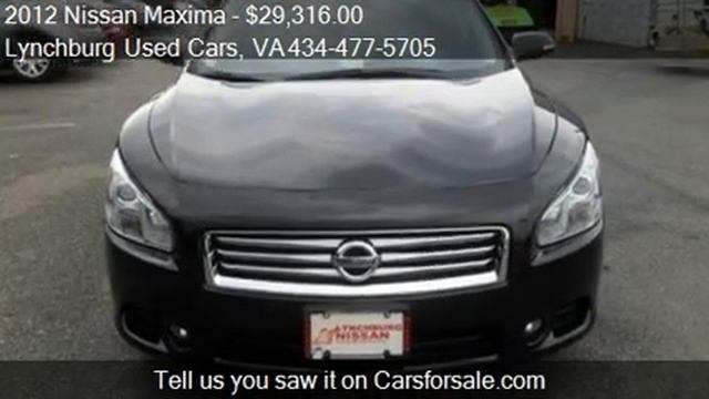 2012 Nissan Maxima 3.5 SV - for sale in Forest, VA 24551 смотреть онлайн