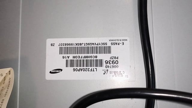Samsung LE32B350F1W выключается, мигает изображение, прошивка EEPROM 24C1024 смотреть онлайн