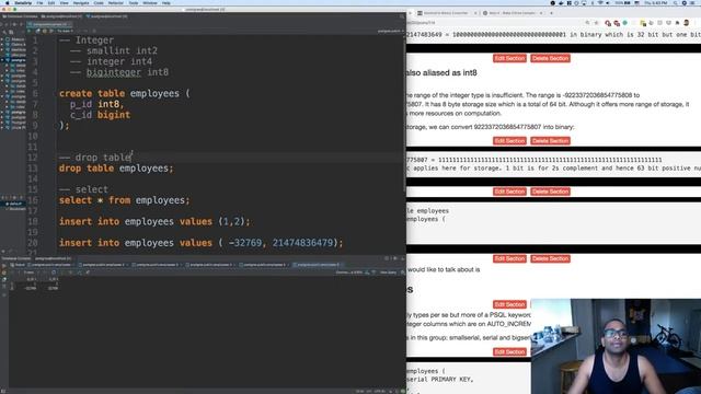 POSTGRESQL NUMERIC DATA TYPES In-depth: Integer and Serial Types смотреть онлайн