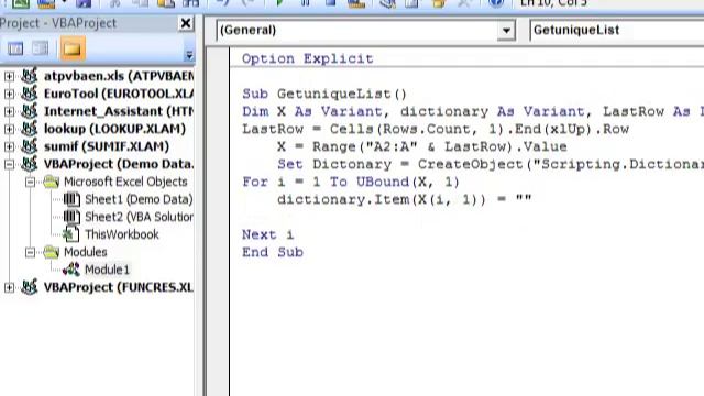 How to Select Unique Value in Excel VBA Vol 02 смотреть онлайн