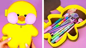 Как сделать пенал Лалафанфан своими руками? Лалафан канцелярия, поделки из картона.