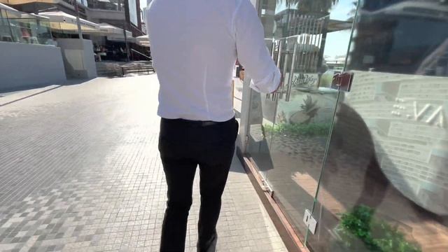 Дубай (7день) Пляж Дубай Марина (Dubai Marina beach) смотреть онлайн