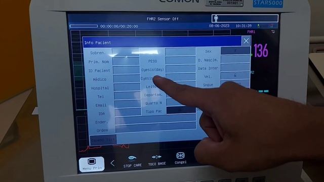 Manuseio de Cardiotocógrafo Comen Star 5000 смотреть онлайн