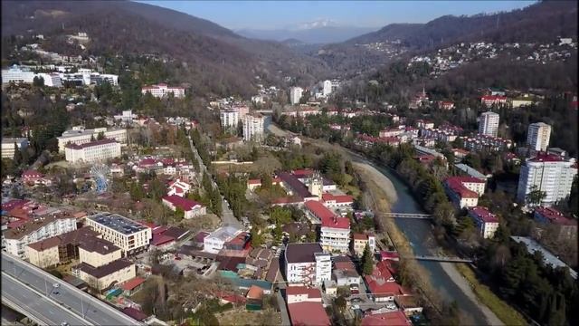 ЖД Комфорт в Сочи, район Хоста Недвижимость в Сочи с квадрокоптера смотреть онлайн