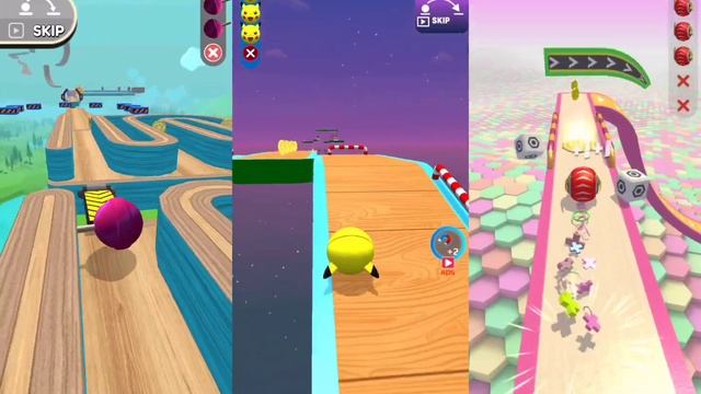 Going Balls Vs Sky Rolling ball Vs Action Balls Gameplay - Android Game New Update || 3 Games смотреть онлайн