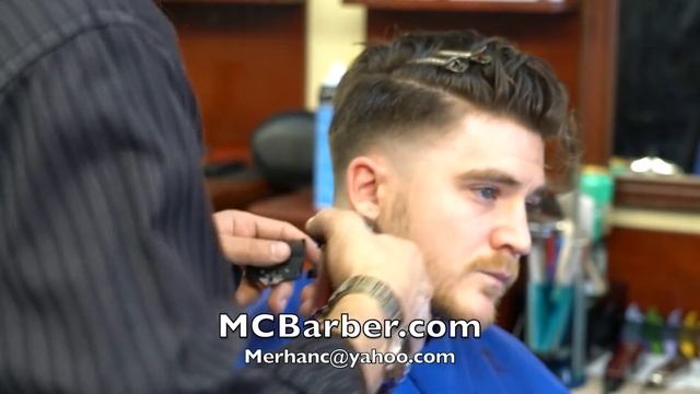 Low Fade Undercut with Pompadour Tutorial by MC Barber смотреть онлайн
