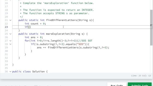 Mars Exploration Hackerrank Solution - java 8| Hackerrank Algorithm смотреть онлайн