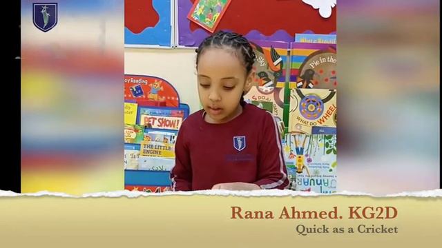 Kids FM # 7. 22-23. "Quick as a Cricket" by Rana Ahmed, KG 2. смотреть онлайн