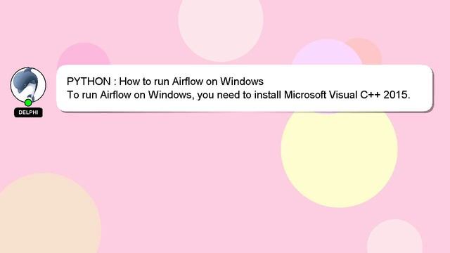 PYTHON : How to run Airflow on Windows смотреть онлайн
