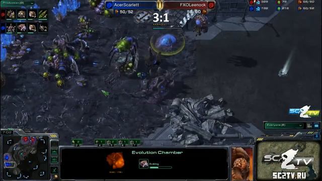 FXOLeenock vs Acer.Scarlett Game 4: Ritmix RSL Grand Finale - [Starcraft II] смотреть онлайн