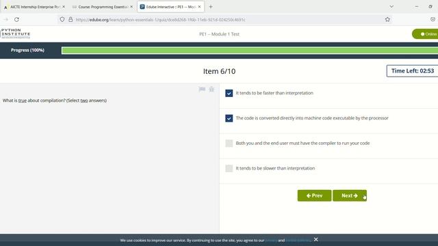 Cisco Python Essentials 1 - STUDY RESOURCES || module test 1 answer ||#cisco #ciscosecurity #tech смотреть онлайн