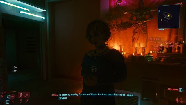 Cyberpunk 2077 - V starts seeing tarot смотреть онлайн