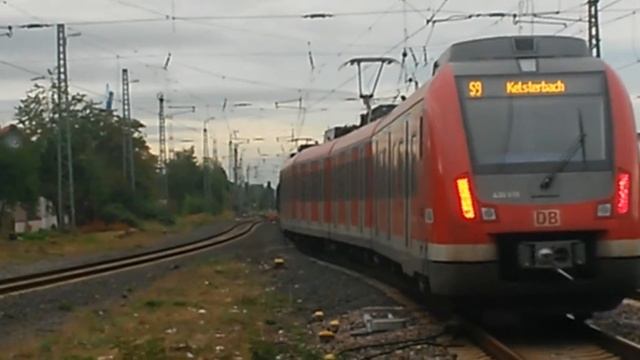 S8 Verstärker fährt in die Abstellanlage Kelsterbach смотреть онлайн