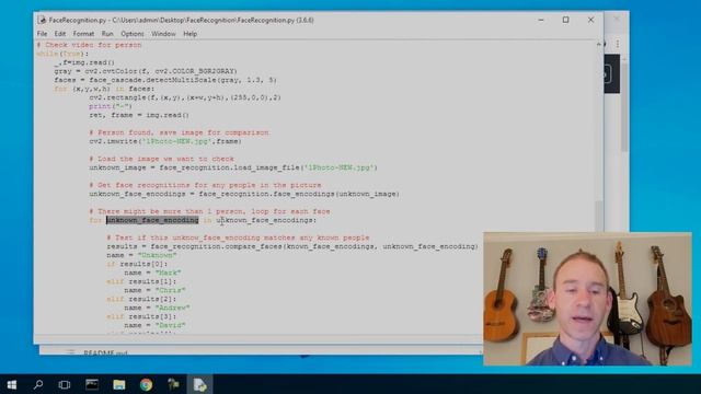 Face Recognition Python Script смотреть онлайн