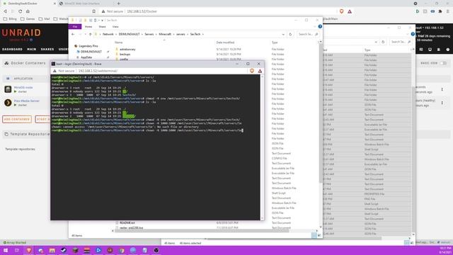 How to create a Minecraft forge server in MineOS using unRaid + How to change java version смотреть онлайн