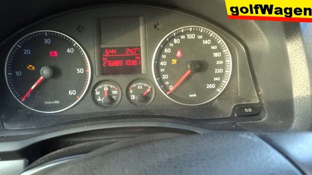VW Golf 5 Emergency Brake Flash Light Activated /test With - Test Without/