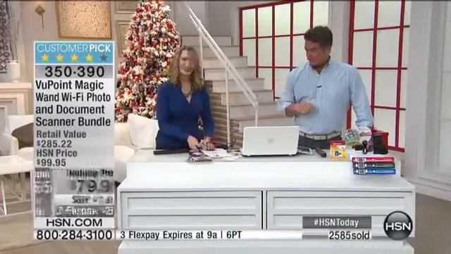 VuPoint Magic Wand WiFi Portable Scanner Bundle