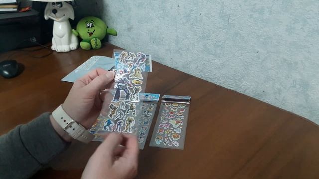 Классные наклейки с Китая (Микки Маус, Минни Маус, Винни Пух, цветы, роботы). Stickers from China. смотреть онлайн