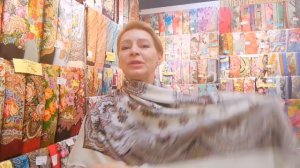 Журавушка. Павловопосадские платки в Минске. Светлана