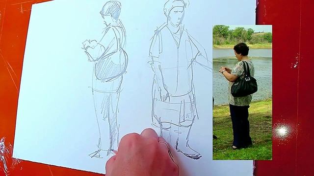 How to sketch people in pencil смотреть онлайн