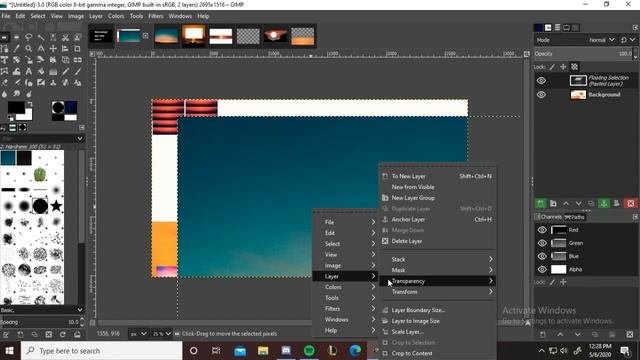 How to Make Collages on GIMP FOR FREE смотреть онлайн