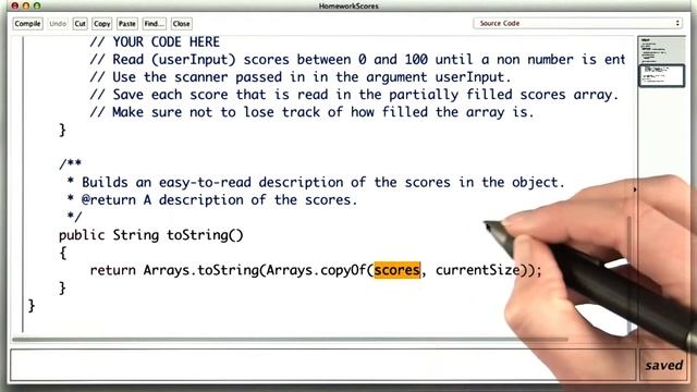 Homework Scores Continued - Intro to Java Programming смотреть онлайн