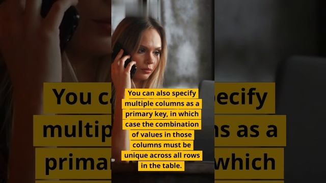 SQL PRIMARY KEY смотреть онлайн