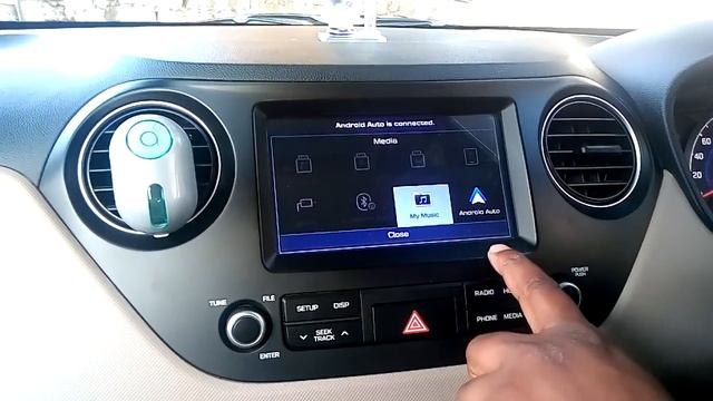 HOW TO USE NAVIGATION IN HYUNDAI GRAND I 10(O)