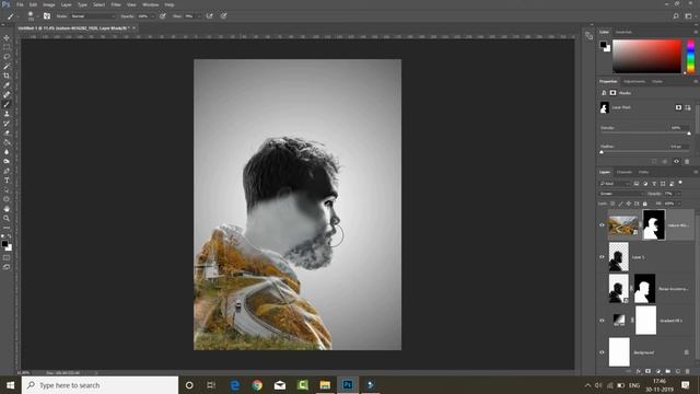 Double Exposure Effect || Photoshop Tutorial смотреть онлайн