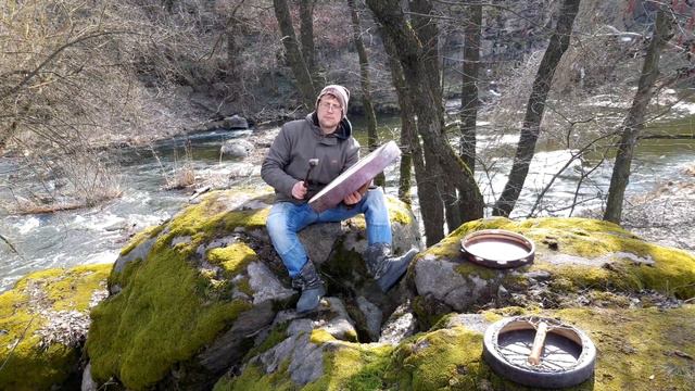 Elderbery shamanic drum with horn (Бузиновий шаманський бубен з рогом смотреть онлайн