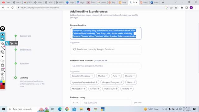 Naukri.com पर ID कैसे बनायें | 100% Profile Complete | How to Make Profile on Naukri.com смотреть онлайн