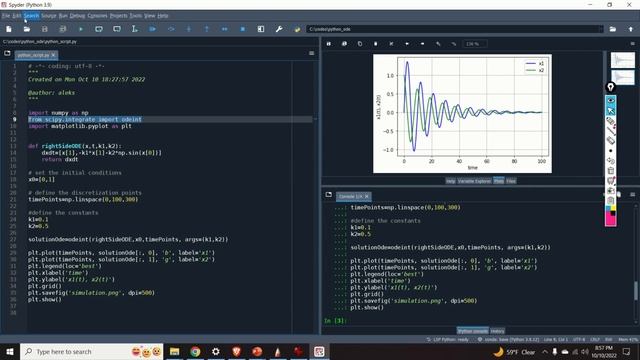 Solve Differential Equations in Python by Using odeint() SciPy Function смотреть онлайн