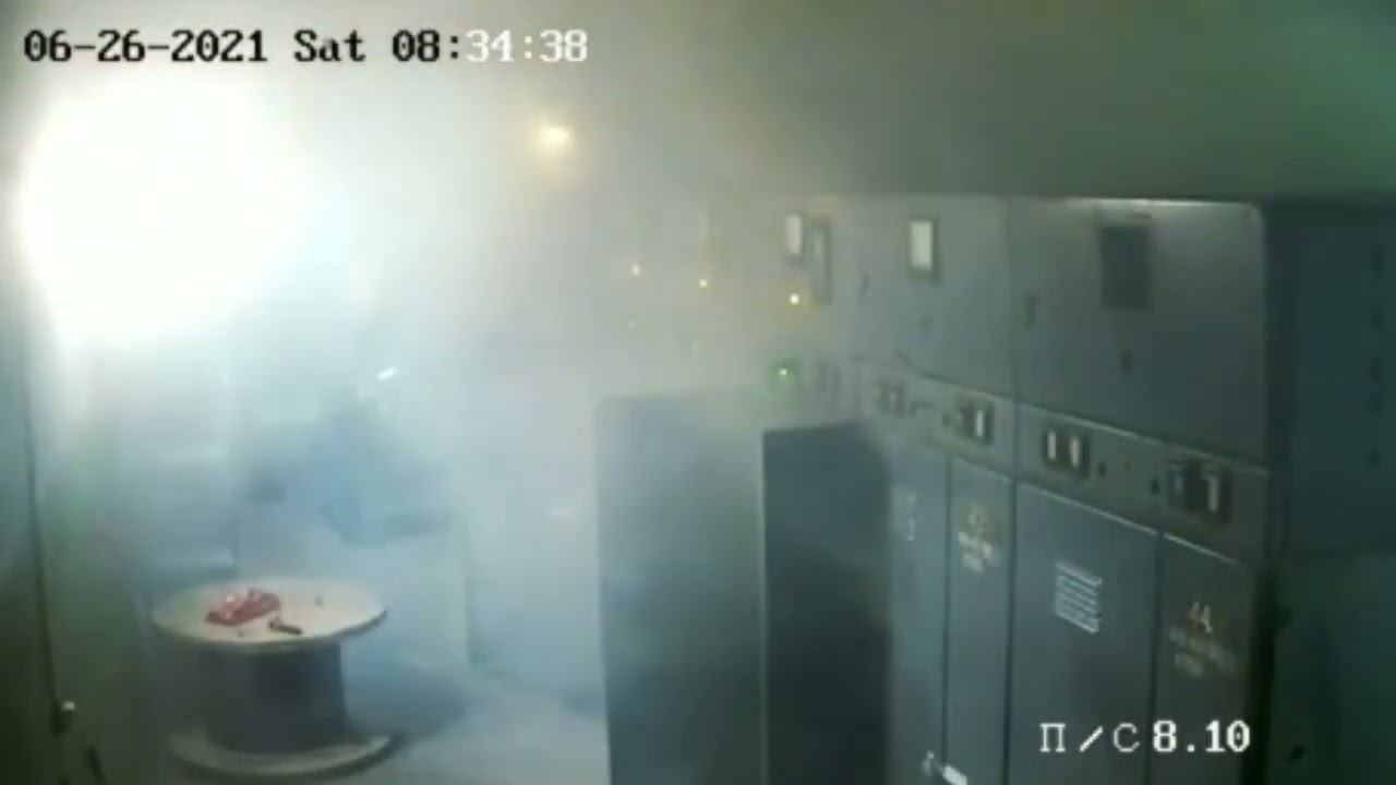 Подача напряжения на короткое замыкание в ячейке 10кВ в ЗРУ 10кВ смотреть онлайн