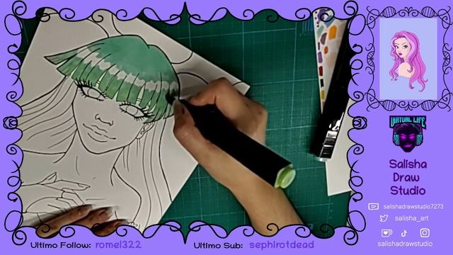 Coloreando a Morrigan - Twitch - Rotuladores tipo Copic смотреть онлайн
