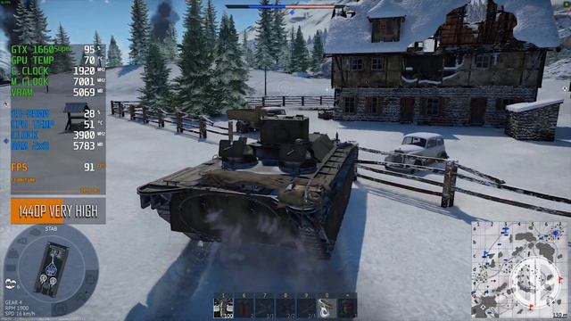 War Thunder - GTX 1660 Super + i5 8500 - 1080p/1440p/4K - Gameplay Benchmark смотреть онлайн