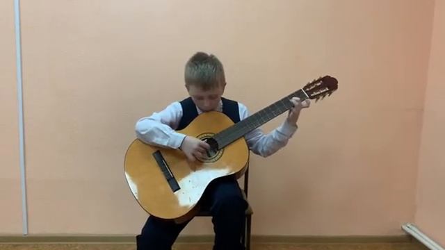 Спирин Платон, 8 лет, 1 группа, ШИ № 43, С. Марышев "Морской пейзаж" смотреть онлайн