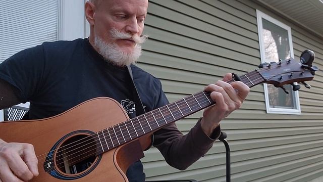 "Lucky Man," my rendition of a song by Emerson Lake & Palmer. смотреть онлайн