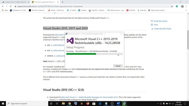 Fix Origin MSVCP140.dll, VCRUNTIME140.dll and 0xc000007b Error смотреть онлайн