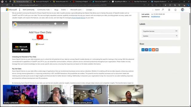 6/20 Azure Data Community Round Table! #AzureDataCommunity смотреть онлайн