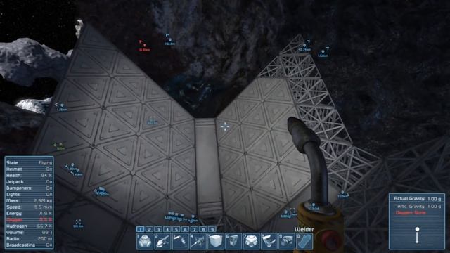 The Best ship Space Engineers for mining in Space - The Crown Design смотреть онлайн